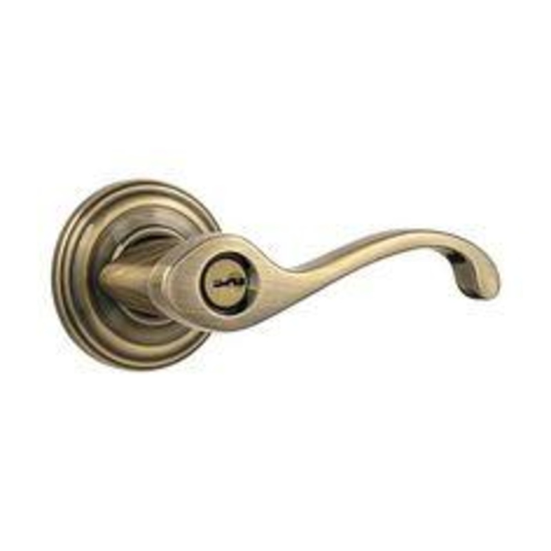 Union 2lever with scroll design AB FINISH HANDLE 2L-100-05-06-95-AB