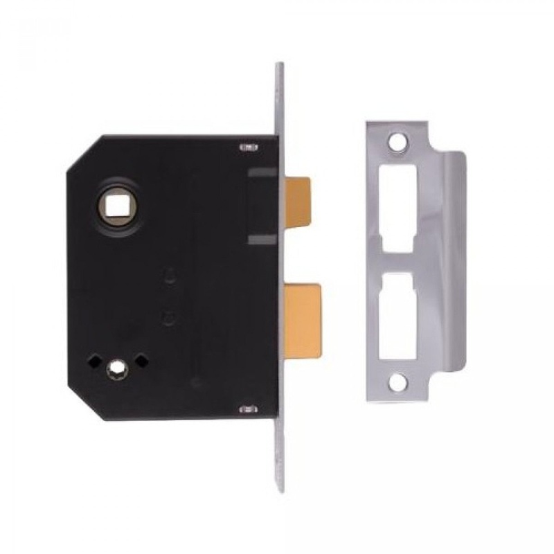 Union bathroom lock (wo handles) chrome 2L-2294-CH