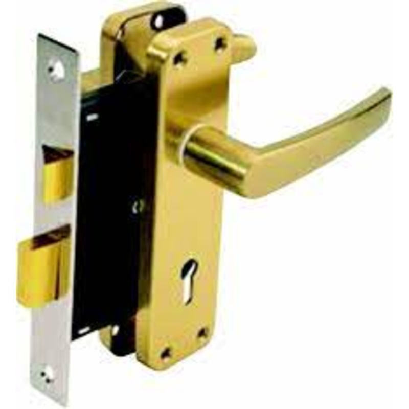 Yale bath room lock set with radius handle CP (blister pack) 2L-2294-Z3-CP