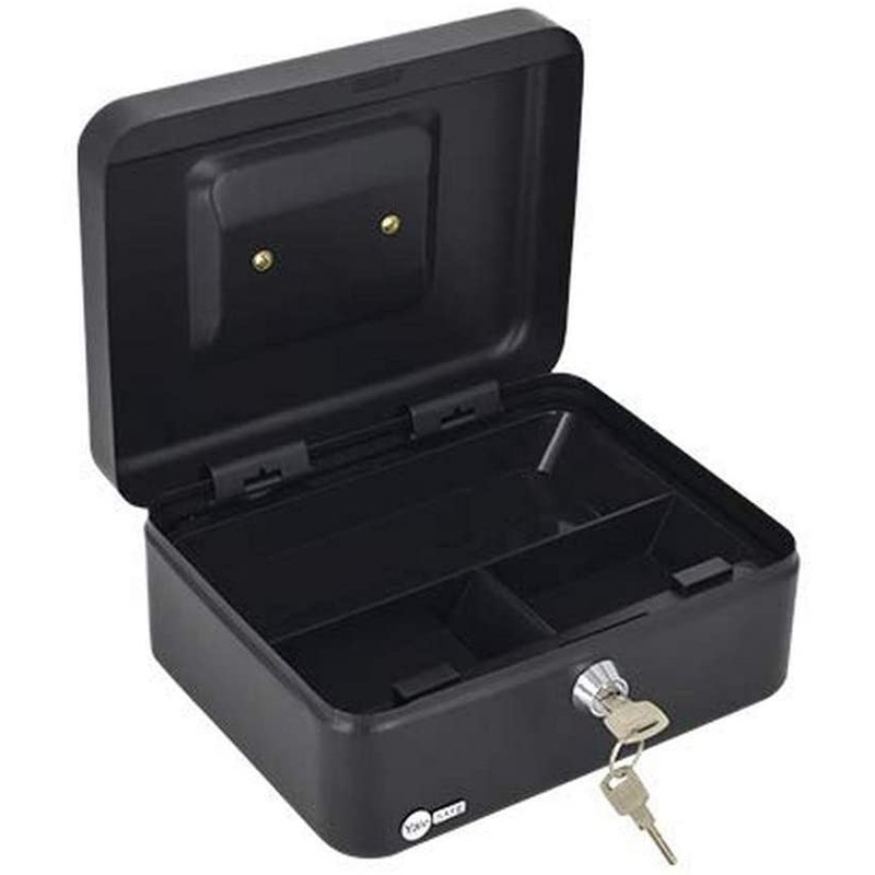 Yale cash box (small) safe 150 x 120 x 80mm black SF-CB-001