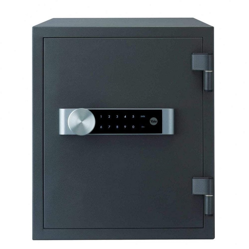 Yale fire safe 420 external size 420 x 352 x 433mm internal size 320 x 260 x 304mm 36kg grey SF-YFM-420-FG2-B