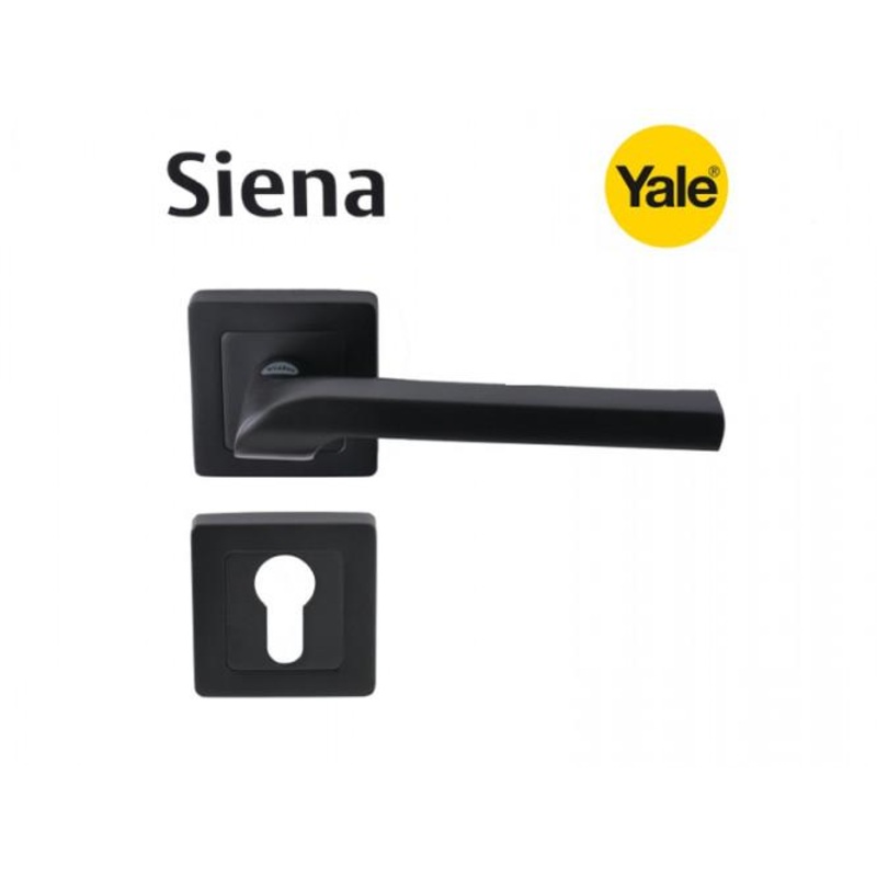 Yale Siena handle with cylinder ESC - black (blister pack) 35-ZR-A002-CE-56-11