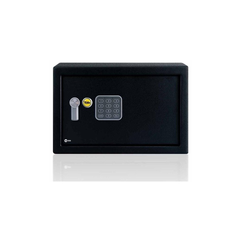 Yale value safe-medium external size 250 x 350 x 250mm internal size 240 x 340 x 200mm 8kg black YSV250/DB1