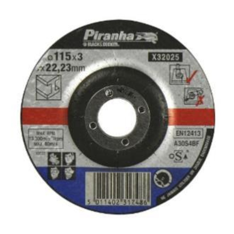 BLACK & DECKER DISC METAL CUTTING 4.5 INCH