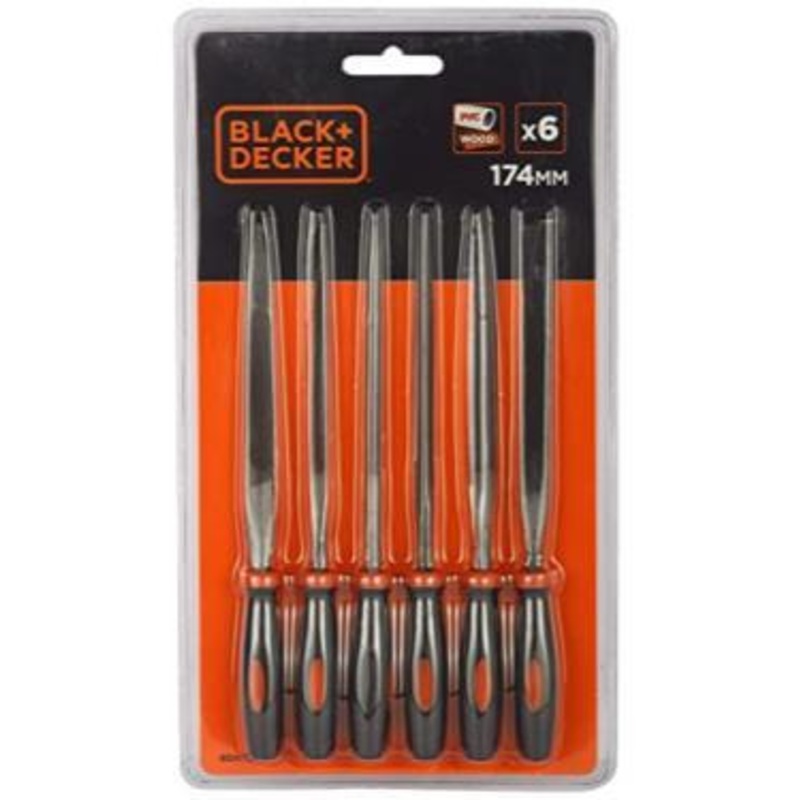BLACK & DECKER FILE NEEDLE 6PC SET