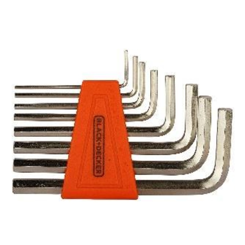 BLACK & DECKER HEX KEY 8PC SET 1.5 6MM