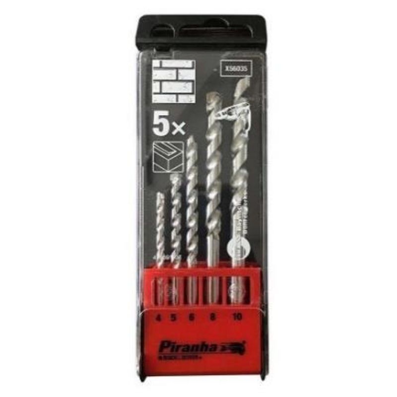 BLACK & DECKER STD MASONRY BIT 5 PC 4 10 MM