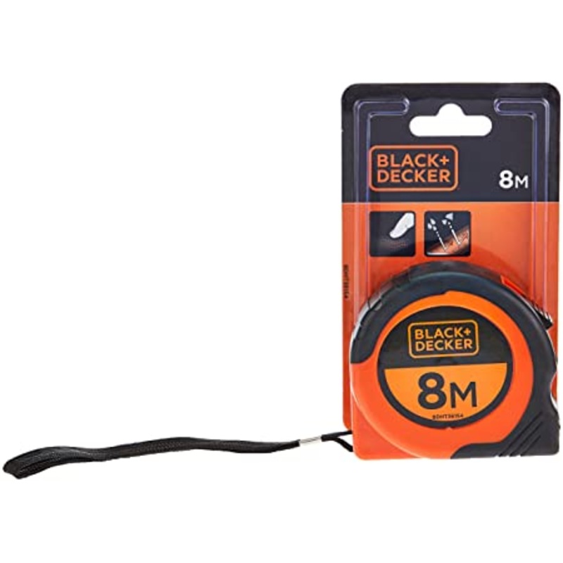 BLACK & DECKER TAPE MEASURE 8MTR