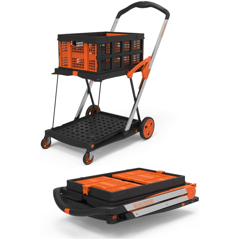 BLACK & DECKER TROLLEY DOUBLE LEVEL WITH CART 50KG