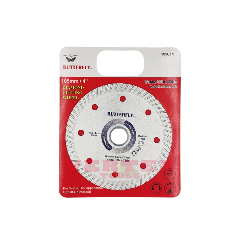 Butterfly 105UTN Diamond Disc 4" Turbo Ultra Thin