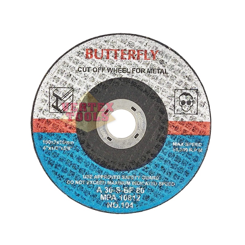 Butterfly Cutting Disc 4" for Metal