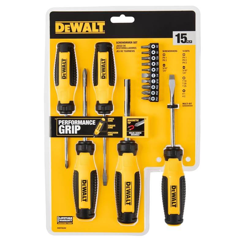 Dewalt DWHT65202 15Pcs Screwdriver Set