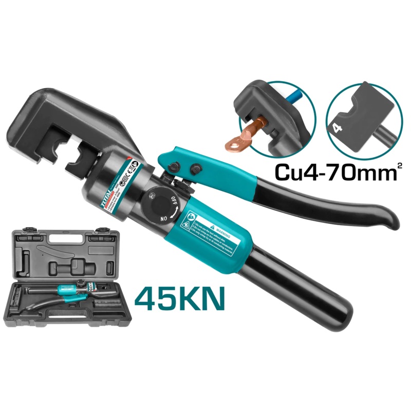 Total THCT070 Hydraulic Crimping Tool Set
