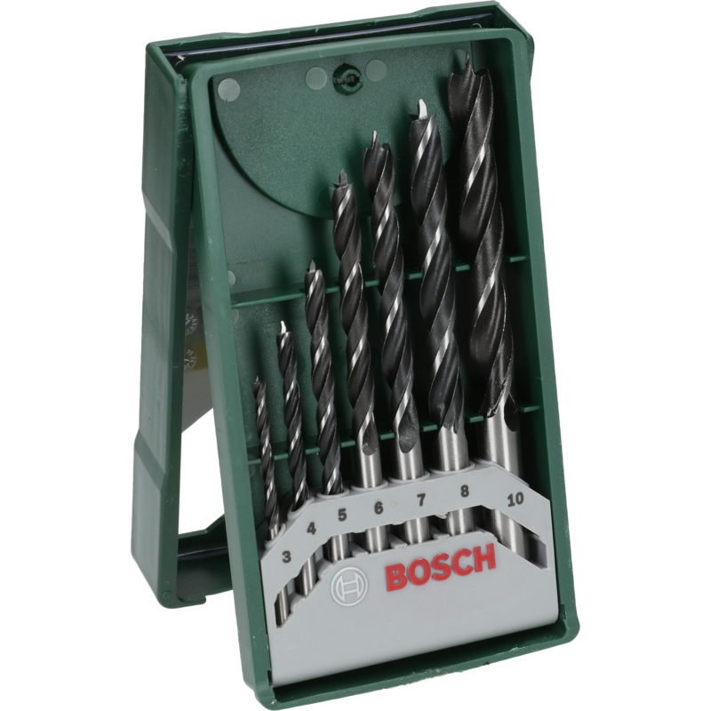 Bosch 2607019580 7Pcs Wood Drill Bit Set