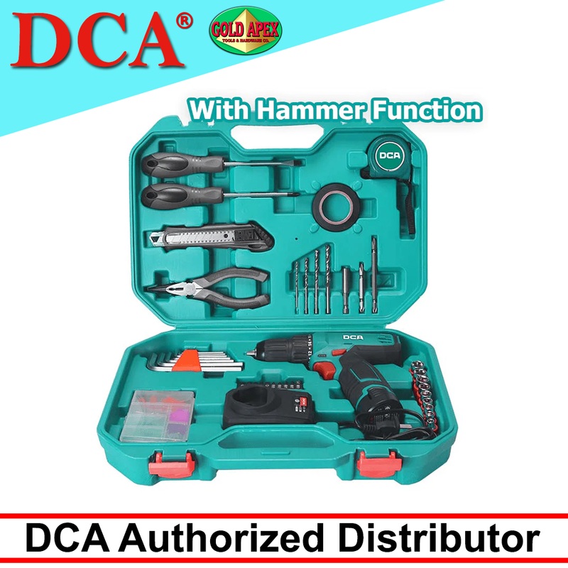DCA ADJZ1202i-TD 12V Cordless Hammer Drill 10mm [Kit]