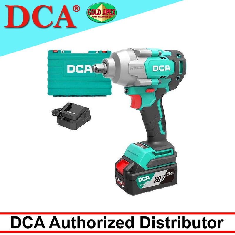 DCA ADPB488 DM 20V Cordless Brushless Impact Wrench 1/2" Drive 488Nm