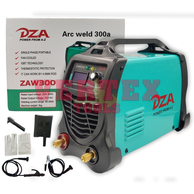 DZA ZAW-300 Digital DC Inverter ARC Welding Machine 300 Amps