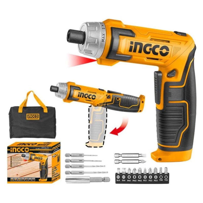 Ingco CSDLI0802 Li-Ion Cordless Screwdriver