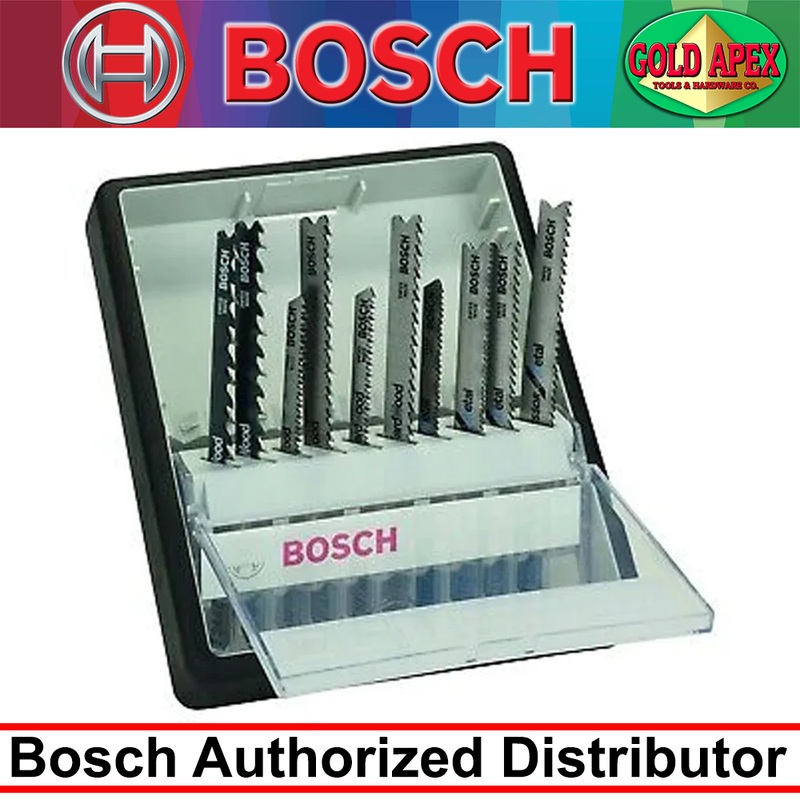 Bosch T-Shank Jigsaw Blade Expert Set 10pcs for Wood and Metal (2607010542)