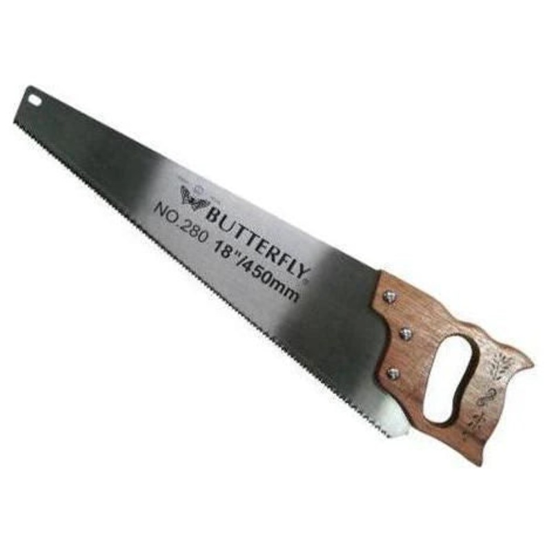 Butterfly #280 Hand saw with Wood Handle