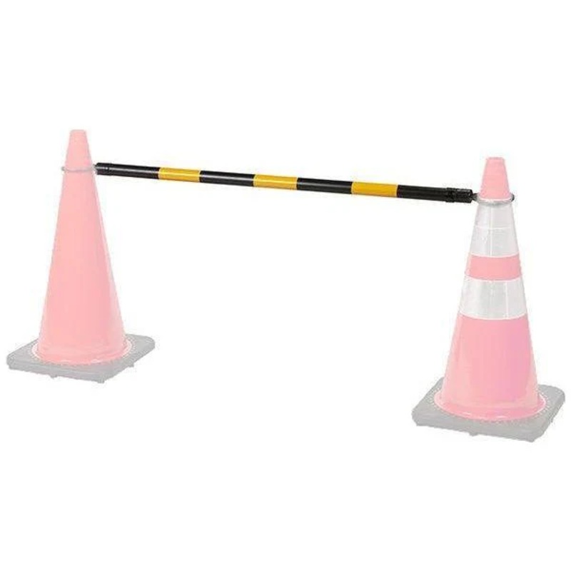 First Retractable Cone Bar with Reflective Band