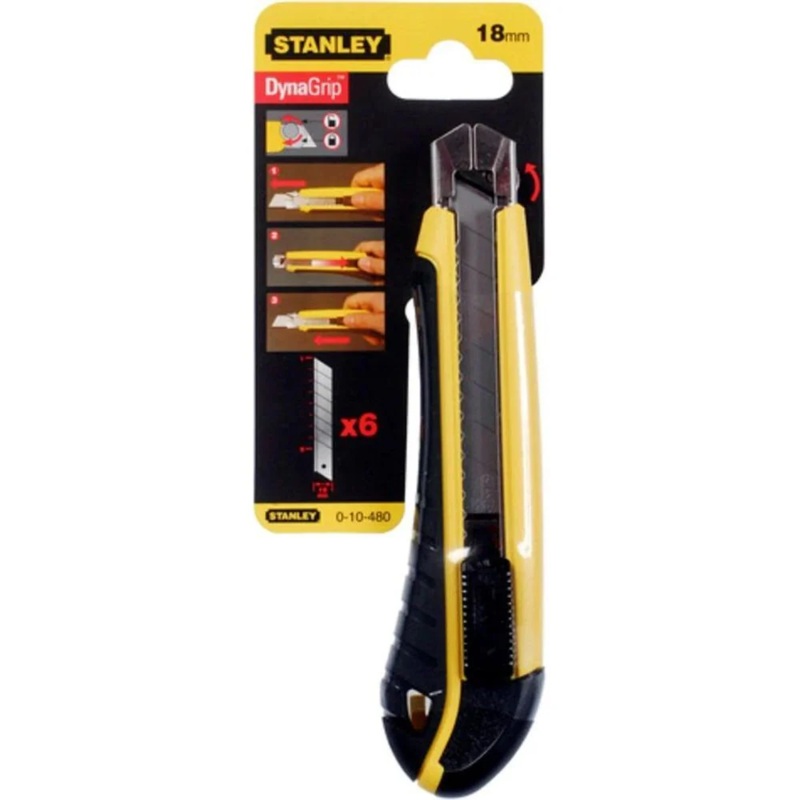 Stanley 10-425 DynaGrip Snap Off Cutter Blade Knife 25mm