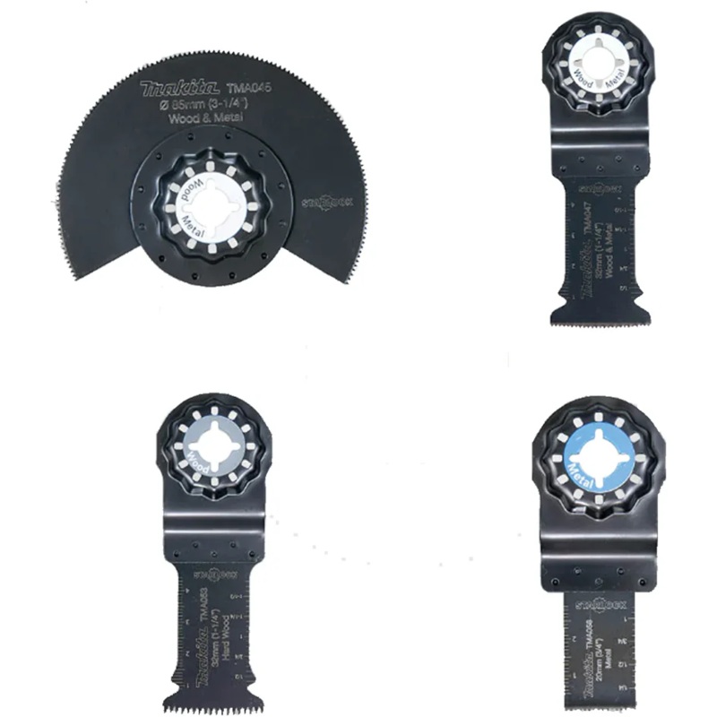 Makita B-67480 Multitool Starlock Plunge Cut Blade Set 4Pcs