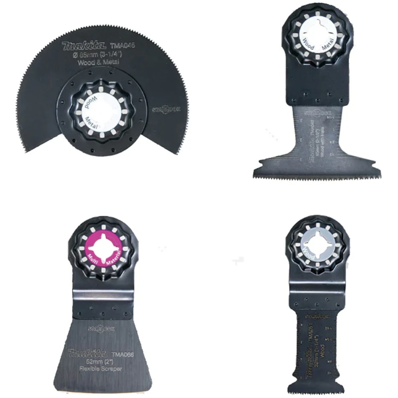 Makita B-67505 Multitool Starlock Floor Blade Set 4Pcs