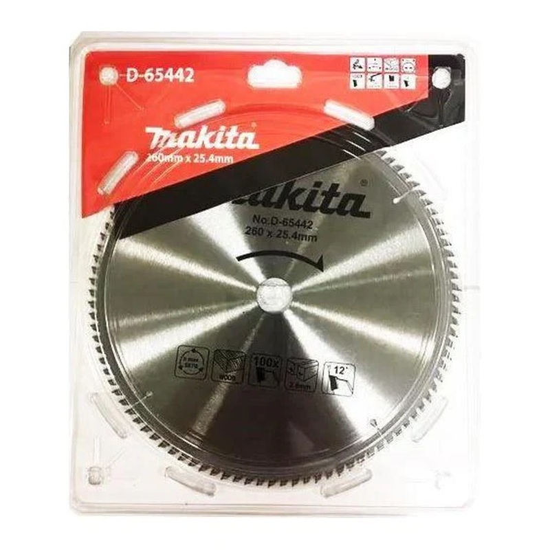 Makita D-65442 Circular Saw Blade 10" x 100T for Wood