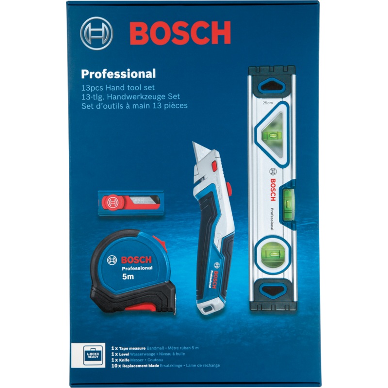 Bosch 1 600 A02 7M3 13pcs Hand Tools Mixed Set