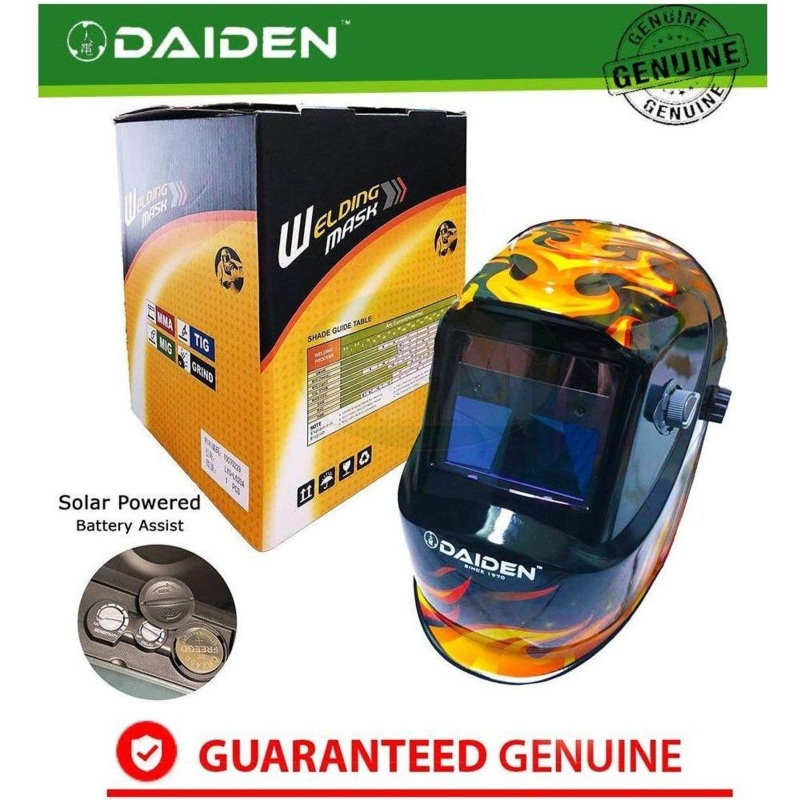 Daiden Auto Darkening Helmet / Mask for Welding