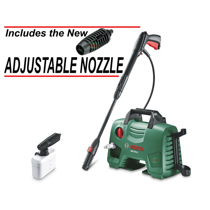 Bosch AQT 33-11 Portable High Pressure Washer w/ ADJUSTABLE NOZZLE