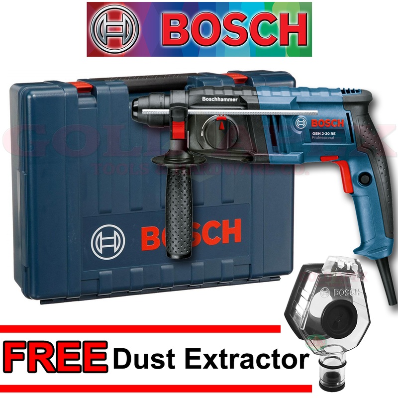 Bosch GBH 2-20 RE Rotary Hammer w/ DUST EXTRACTOR Attachment
