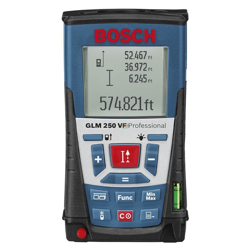 Bosch GLM 250 VF Laser Rangefinder / Distance Measurer (250 Meters)
