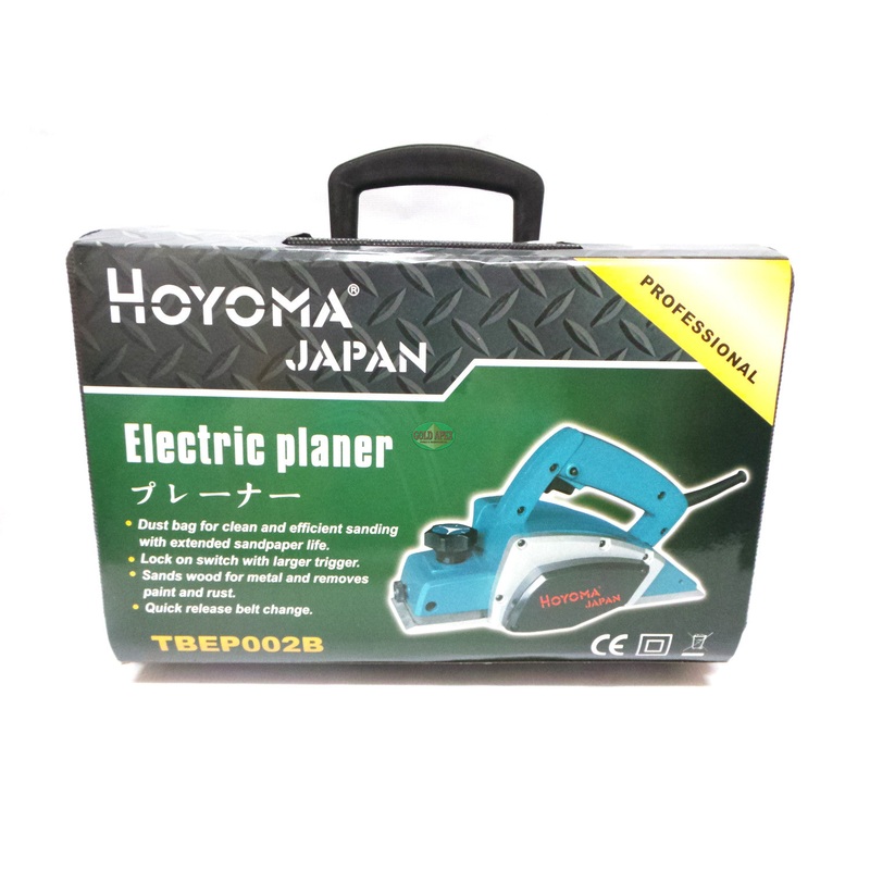 Hoyoma TBEP002B Wood Planer w/ Case