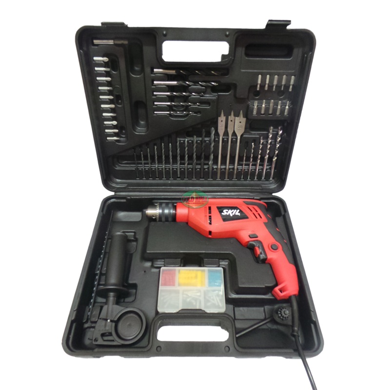 Skil 6613 13mm Impact Drill w/ Bit Accessories