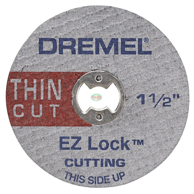 Dremel EZ409 1-1/2-Inch EZ Lock Thin Cut-Off Wheels (5pcs)