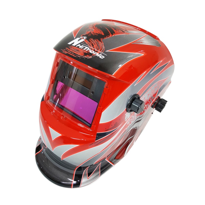 Hi-Tronic Auto Darkening Helmet (Red)