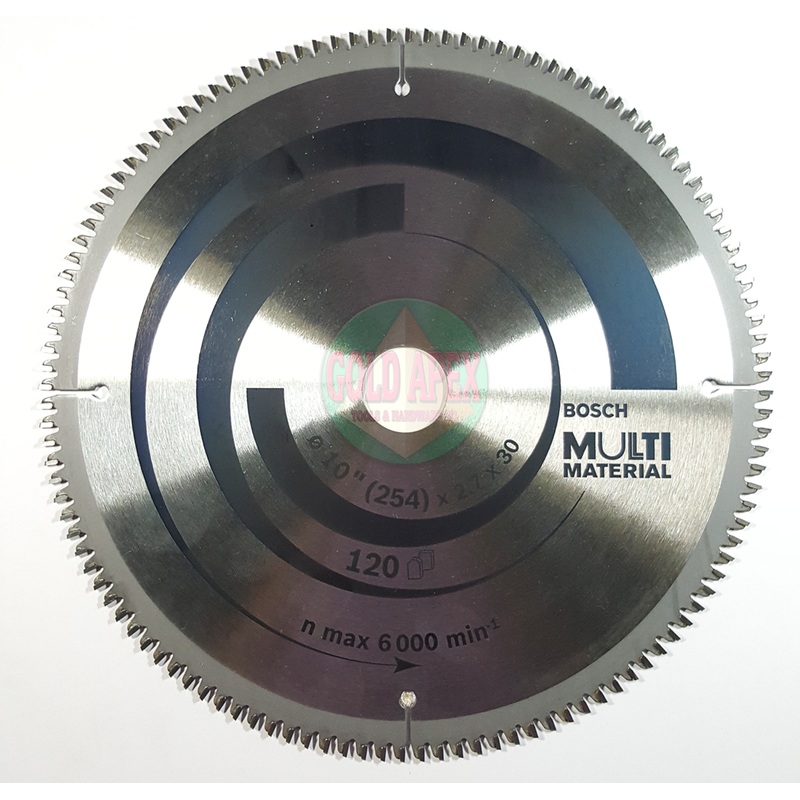 Bosch Circular Saw Blade 10"x120T Multi Material