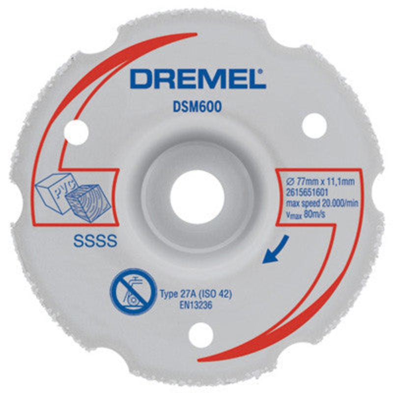 Dremel DSM600-RW Flush Cut Carbide Wheel