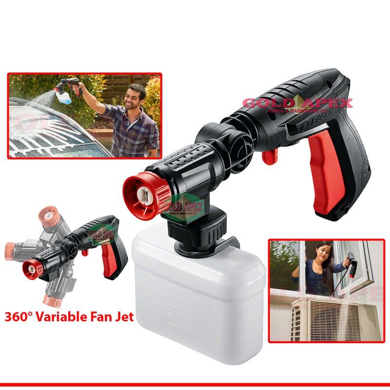 Bosch 360 Gun Nozzle / Short Gun / Soap Bottle for AQT Pressure Washers