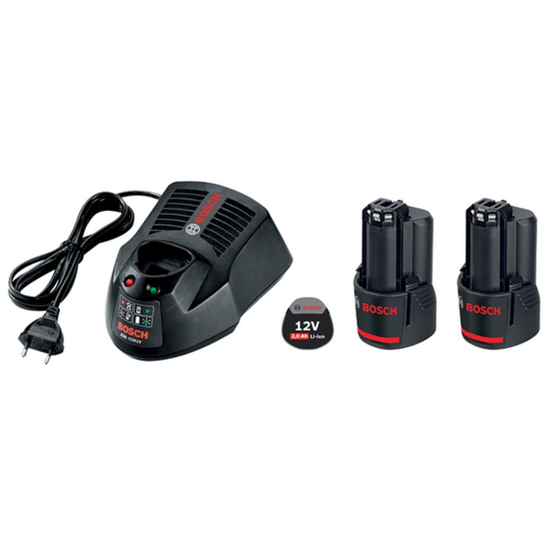 Bosch Starter Kit 12v - 2x GBA 12V 2.0 Ah + GAL 1230 CV Professional