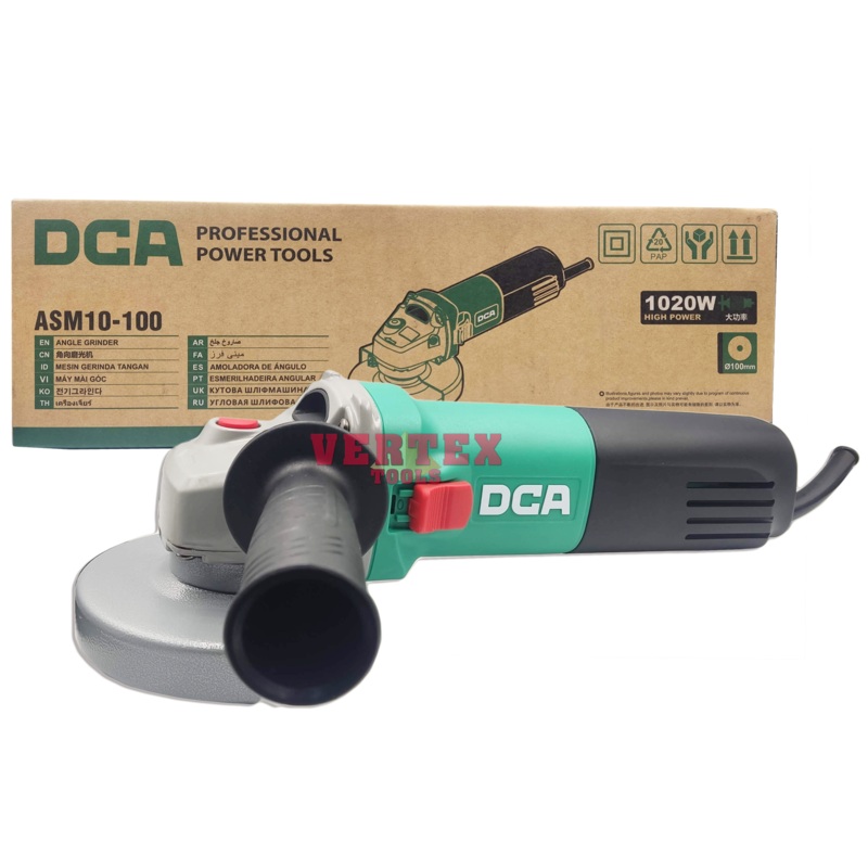 DCA ASM10-100 Angle Grinder (Variable Speed)