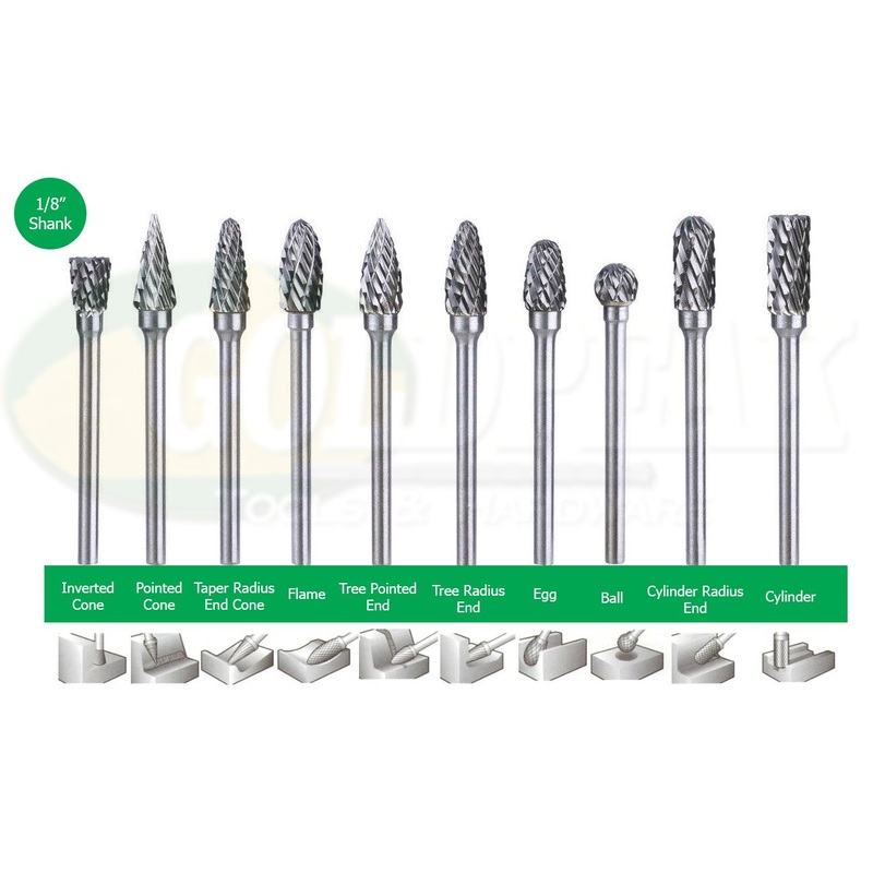 Hoyoma Carbide Burrs / Rotary File Set for Rotary Tool