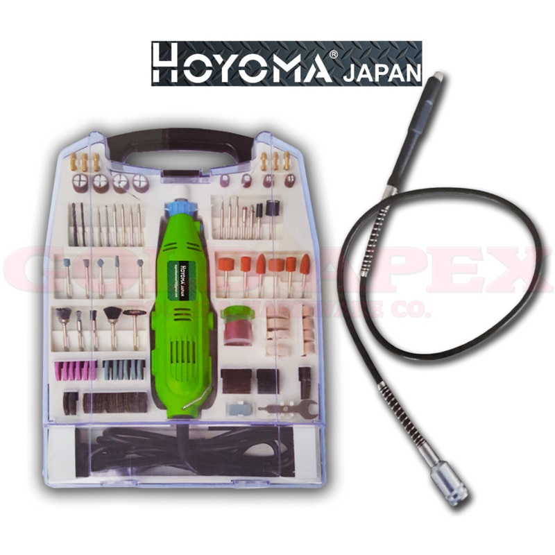 Hoyoma MGPK04 Rotary Tool - 208 pcs Mini Grinder Set