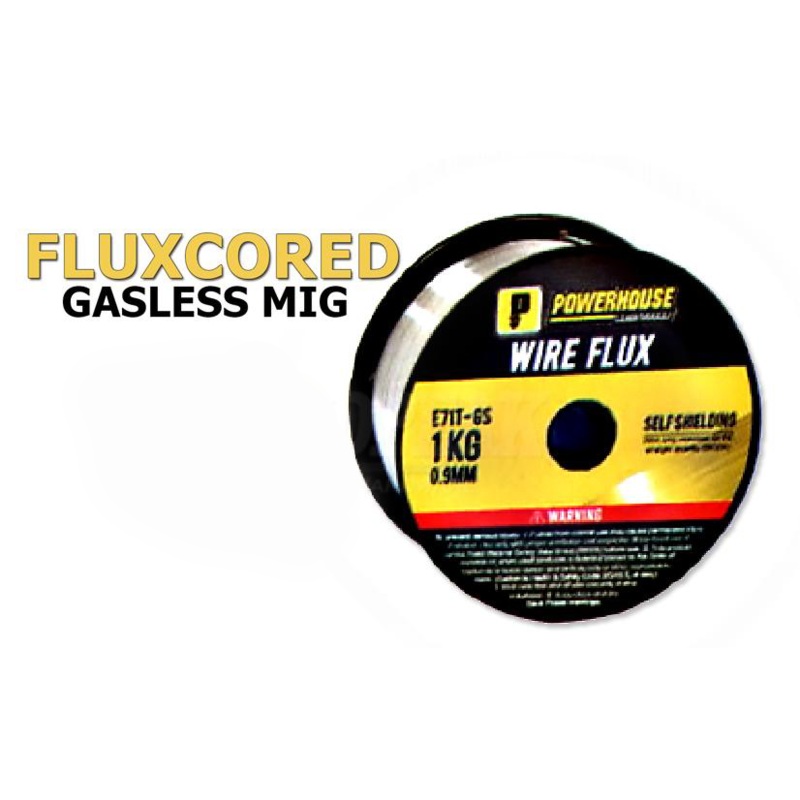 Powerhouse Gasless Self Shielded / Fluxcored MIG Welding Wire (E71T-GS) for Steel