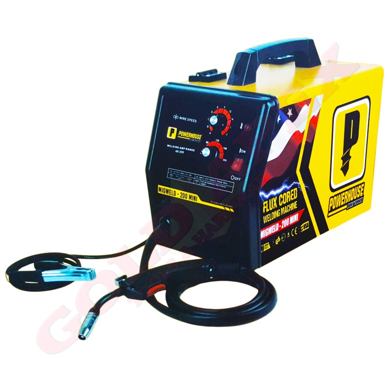 Powerhouse MIGWELD-200 MINI Welding Machine (Fluxcored)