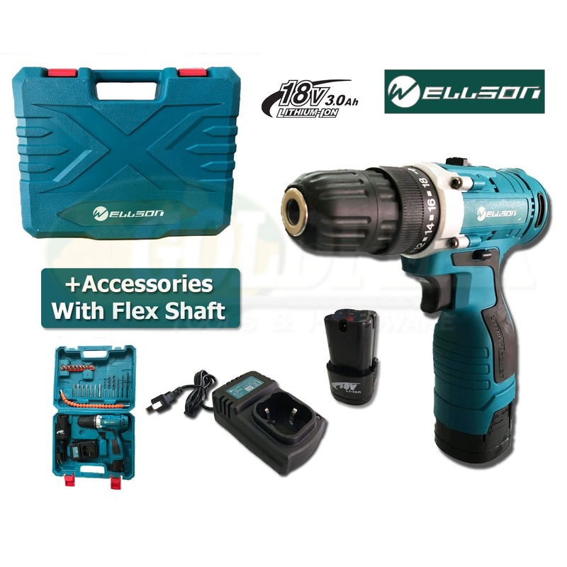 Wellson SH189 Cordless 18V Drill / Driver