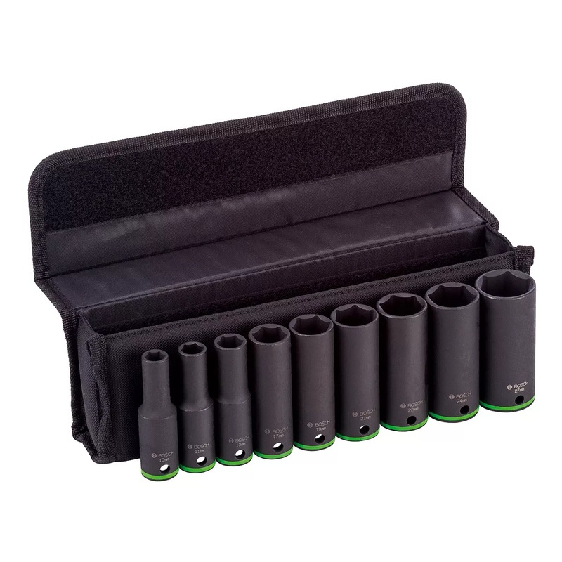 Bosch 2608551101 Impact Socket Wrench Set 1/2" 9pcs