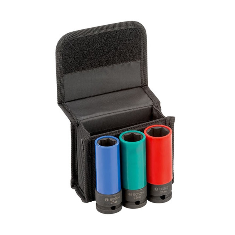 Bosch 2608551102 Impact Socket Wrench Set 1/2" 3pcs